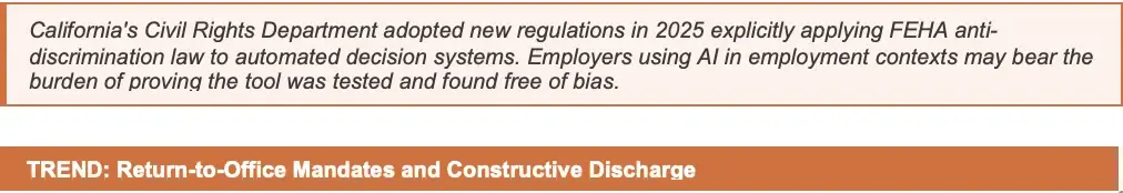 What Every HR Leader Should Know - C3 California HR Risk Executive Brief What Every HR Leader Should Know - C3 California HR Risk Executive Brief